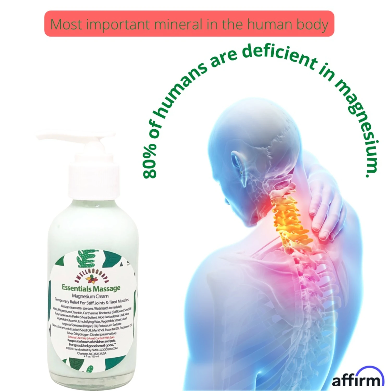 Essentials Nighttime Magnesium Cream 3 Essentials Nighttime Magnesium Cream - Image 2